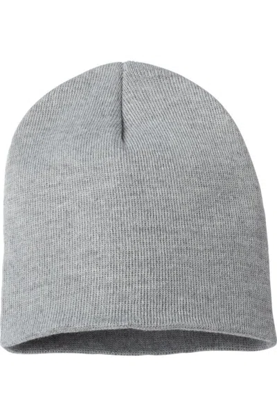 Sportsman 8 Knit Beanie In Grey
