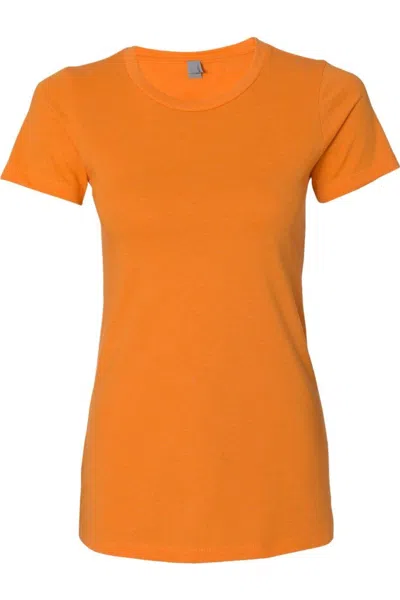 Next Level Womens Cvc T-shirt In Orange