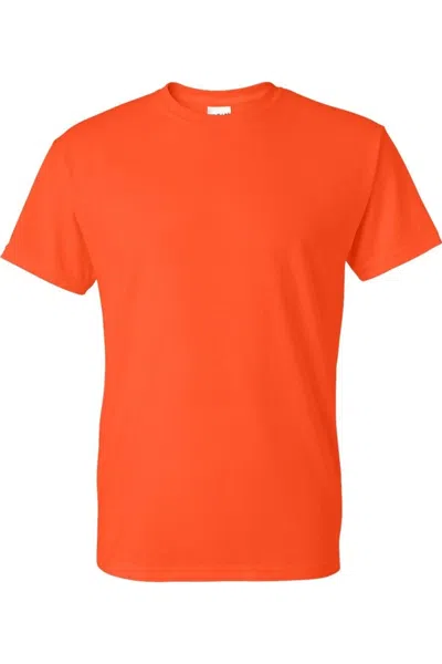 Gildan Mens Heavy Cotton Short-sleeved T-shirt In Orange