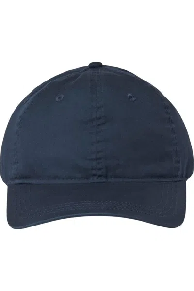 The Game Ultralight Cotton Twill Cap In Blue