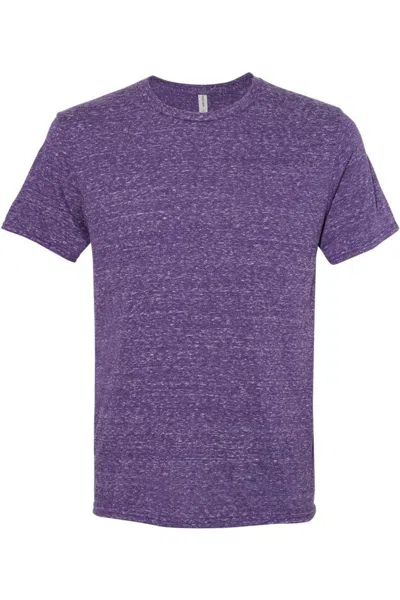 Jerzees Snow Heather Jersey Crew T-shirt In Purple