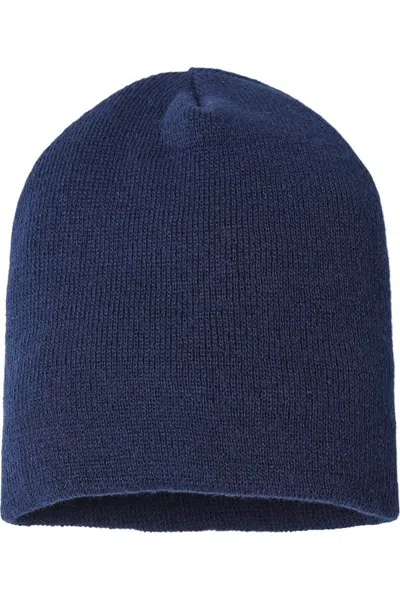 Cap America Usa-made Sustainable Beanie In Blue