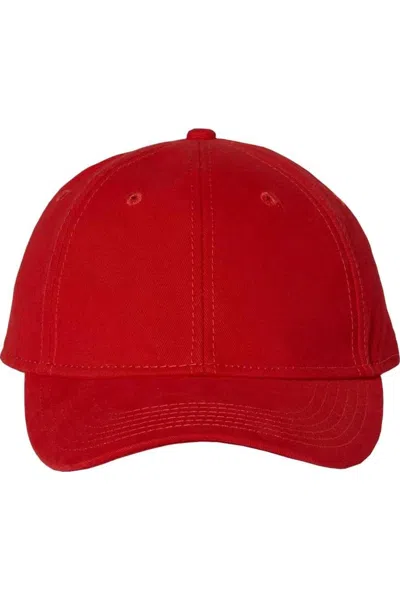 Sportsman Structured Cap In Red