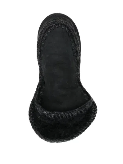 Mou Logo-plaque Sneaker Boots In Black