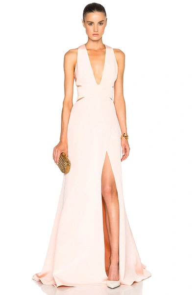 Kaufmanfranco Crepe Gown In Pink