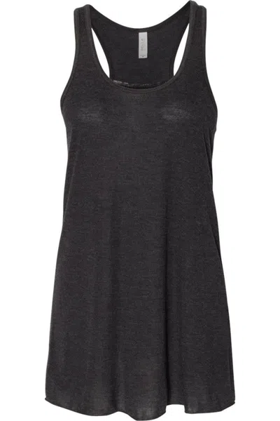 Bella+canvas Women´s Flowy Racerback Tank In Black