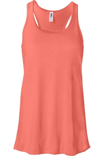 Bella+canvas Women´s Flowy Racerback Tank In Pink