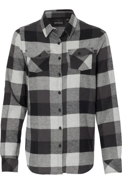 Burnside Women´s Yarn-dyed Long Sleeve Flannel Shirt In Multi
