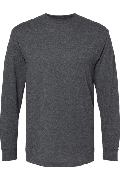 M & O Gold Soft Touch Long Sleeve T-shirt In Grey