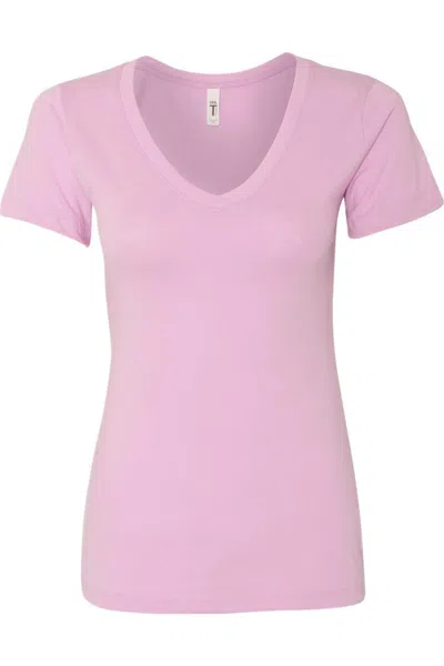 Next Level Women´s Ideal V-neck T-shirt In Blue