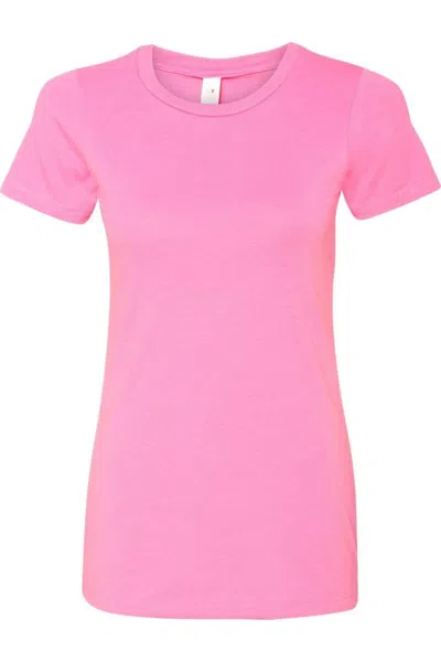 Next Level Womens Cvc T-shirt In Pink