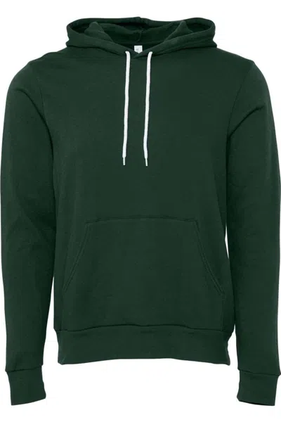 Bella+canvas Sponge Fleece Hoodie In Green