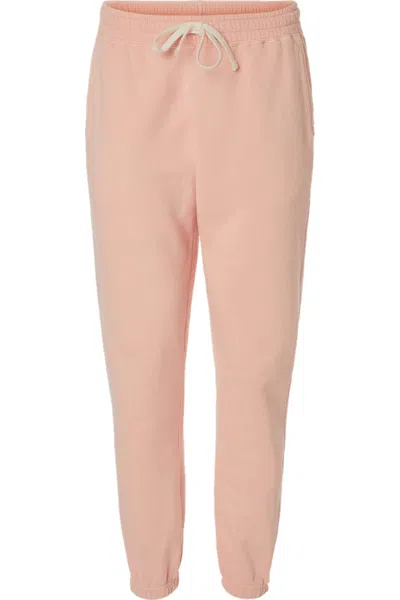 Comfort Colors Garment-dyed Lightweight Fleece Sweatpants In Pink