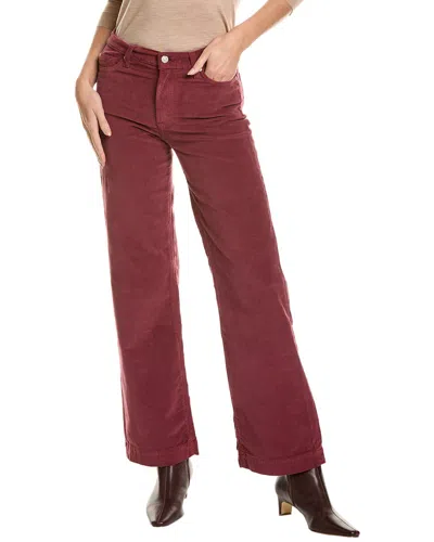 7 For All Mankind Bootcut Velvet Jeans Raspberry In Red