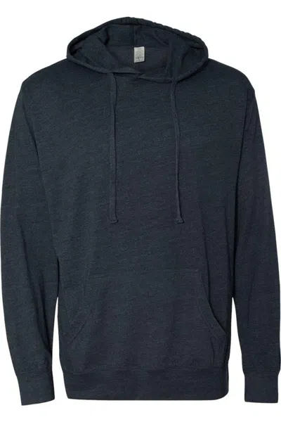 Independent Trading Co. Lightweight Hooded Pullover T-shirt In Multi