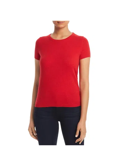 Private Label Womens Cashmere Short Sleeves Pullover Sweater In Multi