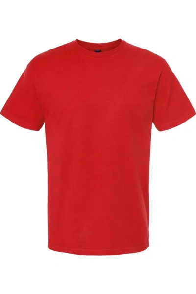 Tultex Unisex Heavyweight Pocket T-shirt In Red