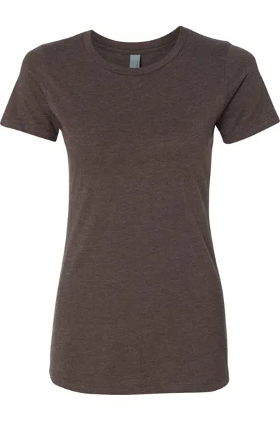 Next Level Womens Cvc T-shirt In Brown