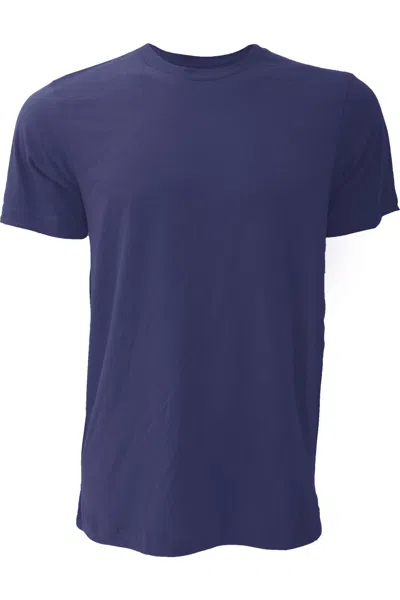 Bella+canvas Canvas Unisex Jersey Crew Neck Short Sleeve T-shirt In Blue