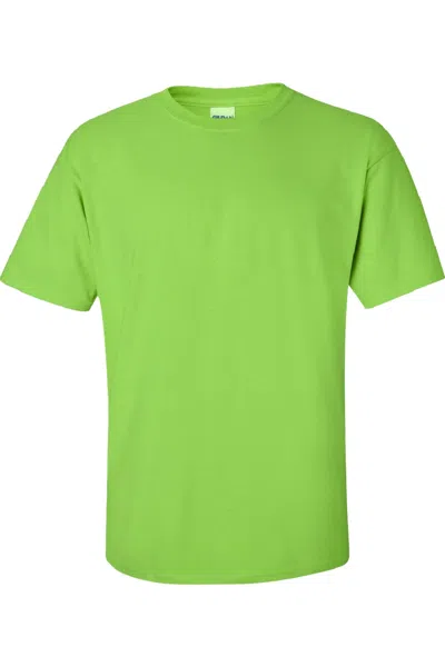 Gildan Mens Heavy Cotton Short-sleeved T-shirt In Green