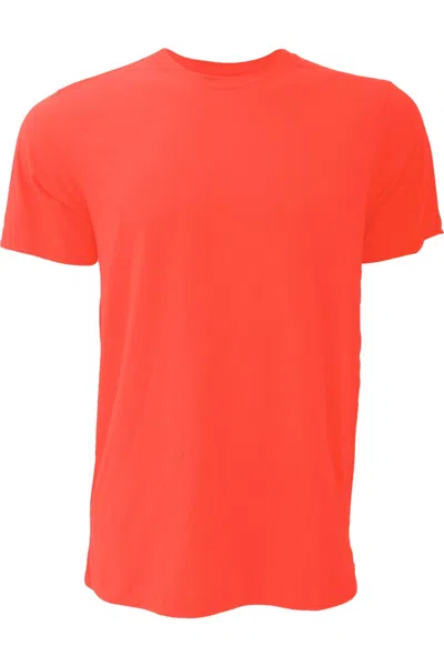 Bella+canvas Canvas Unisex Jersey Crew Neck Short Sleeve T-shirt In Red