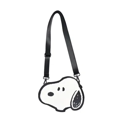 Peanuts Snoopy Head Die-cut Crossbody In White