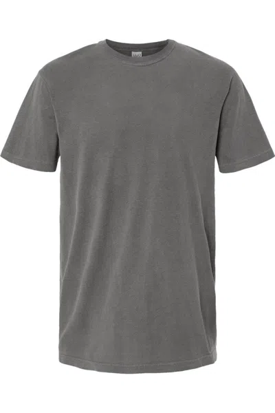 M & O Unisex Vintage Garment-dyed T-shirt In Grey