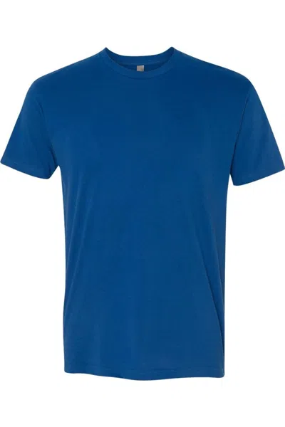 Next Level Unisex Sueded T-shirt In Blue