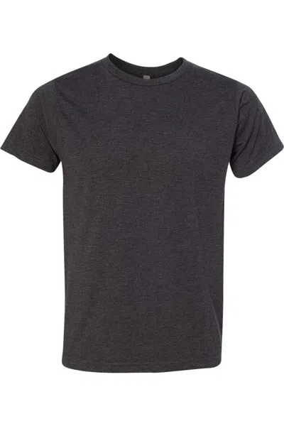 Bayside Usa-made T-shirt With A Pocket In Grey