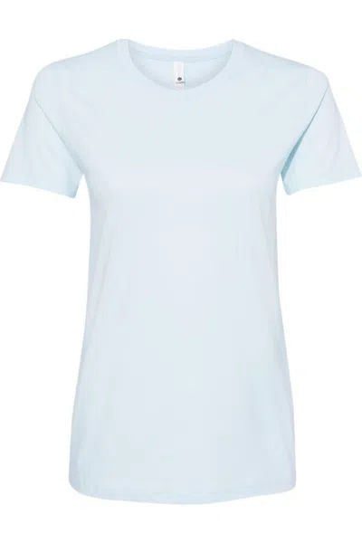 Next Level Womens Cotton T-shirt In Blue