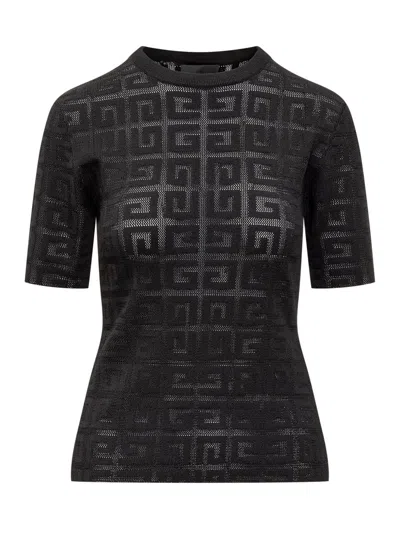 Shop Givenchy 4g Logo Shirt In Black