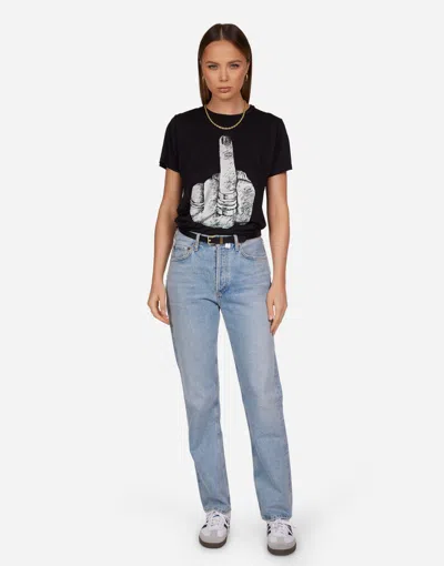 Lauren Moshi Wolf Fxck You In Black