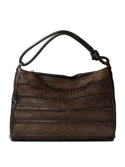 Shop Giancarlo Nevola Soul Shoulder Bags In Brown