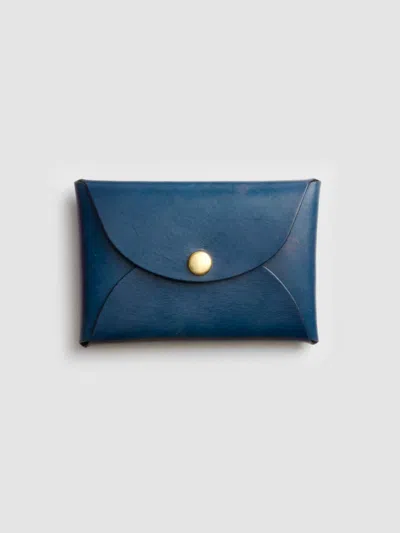 Alex Mill Maximum Henry Snap Card Case In Blue