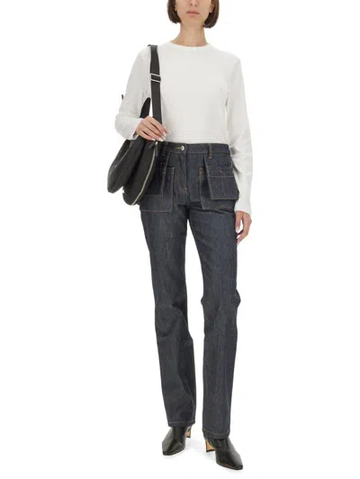 Helmut Lang T-shirt With Logo In White