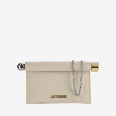 Shop Jacquemus La Petite Pochette Rond Carré