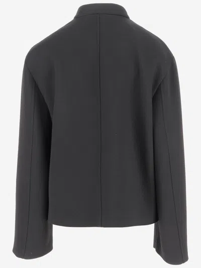Jil Sander Black Oversized Wool Jacket