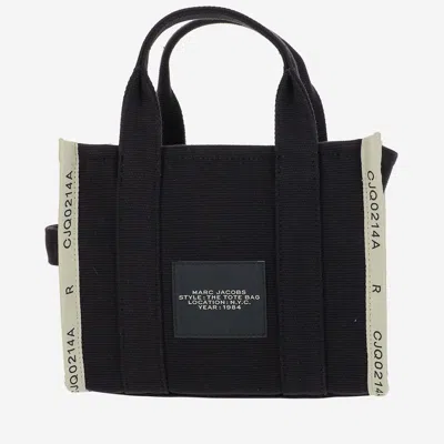 Marc Jacobs The Jacquard Mini Tote Bag In Black