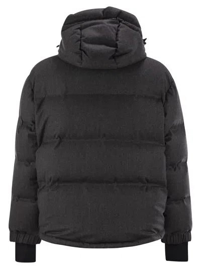 Shop Moncler Grenoble Krun Ski Hooded Down Jacket