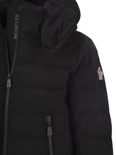 Moncler Womens Black Lamoura Hooded Shell-down Ski Jacket