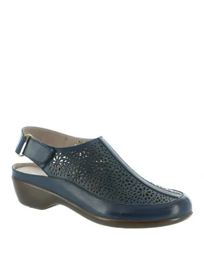 Easy Spirit Women's Dawn Slingback Heel Clogs Women's Shoes In Blue