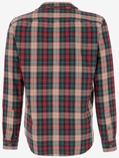 Shop Polo Ralph Lauren Cotton Shirt With Check Pattern