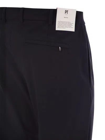 Pt Torino Epsilon Trousers In Technical Fabric