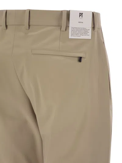 Pt Torino Epsilon Trousers In Technical Fabric