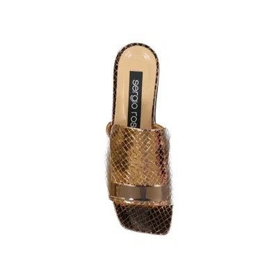 Sergio Rossi Leather Flat Sandals
