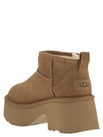 Ugg Heights Ankle Chunky Platform Round In Multi
