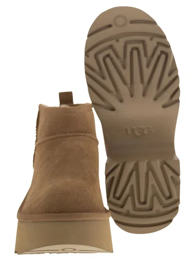 Ugg Heights Ankle Chunky Platform Round In Multi
