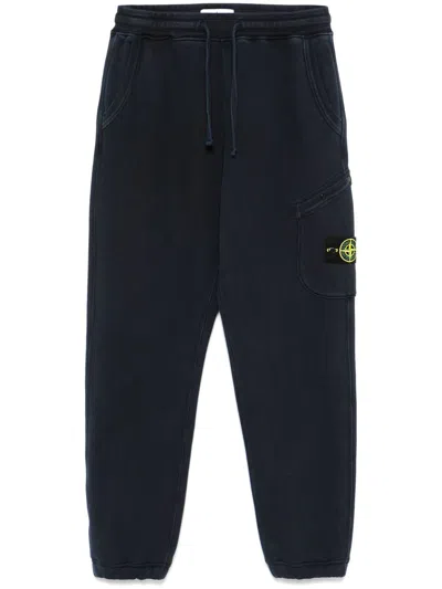 Shop Stone Island Felpa Pantalone Clothing In Blue