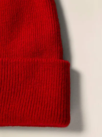Faherty Logo Beanie In Red