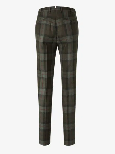Incotex Checkered Trousers In Checkered Motif
